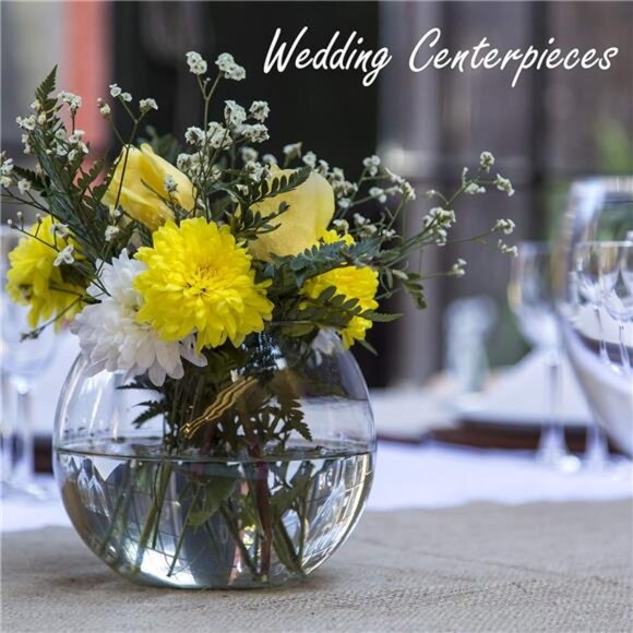 CYS EXCEL Glass Bubble Bowl (H-6" W-8", Approx. 3/4 Gal.) | Multiple Size - Picture 5 of 7